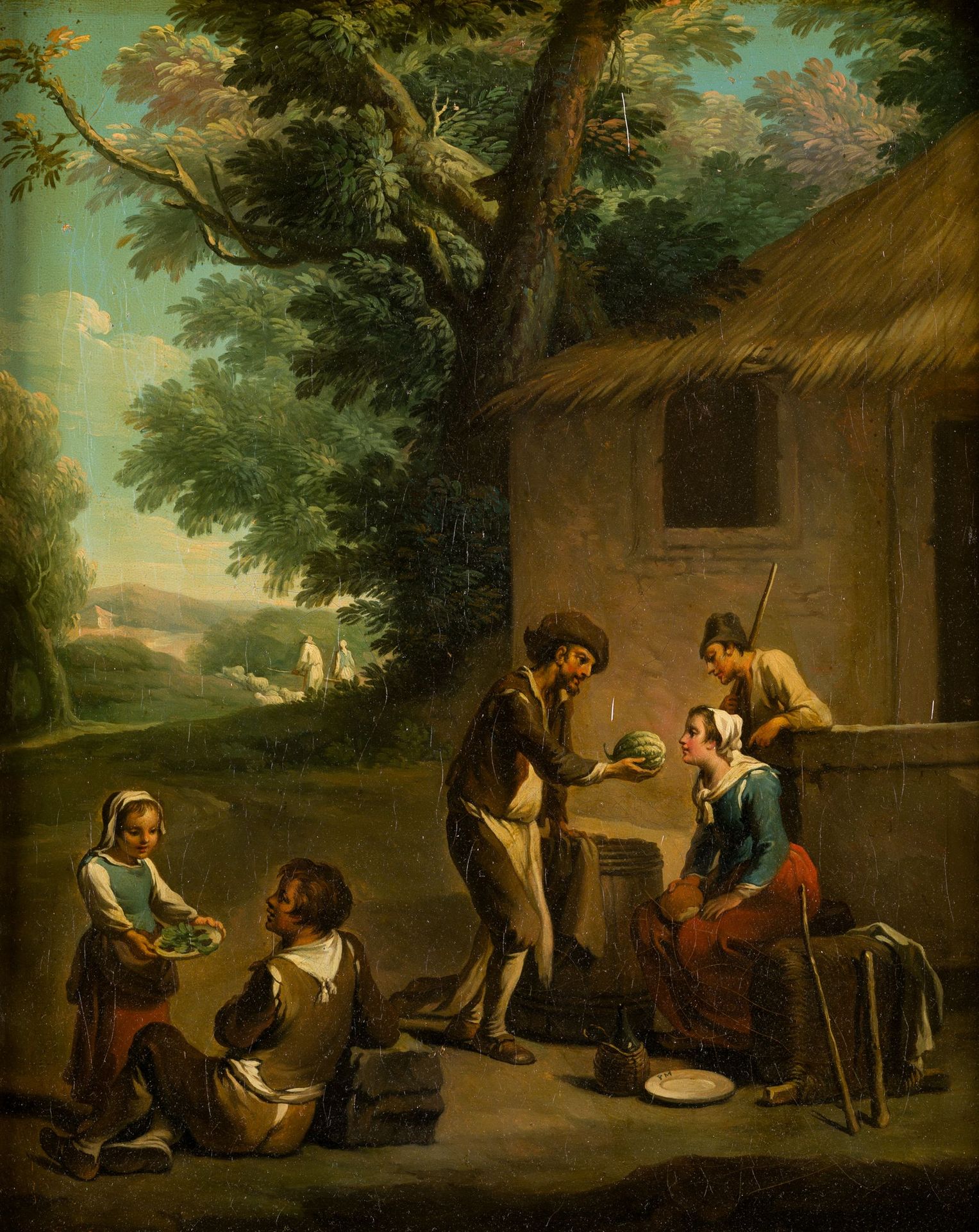 ZACARIAS GONZALEZ VELAZQUEZ (1763 / 1834) "Peasants playing cards" 参考书目： - Berta&hellip;