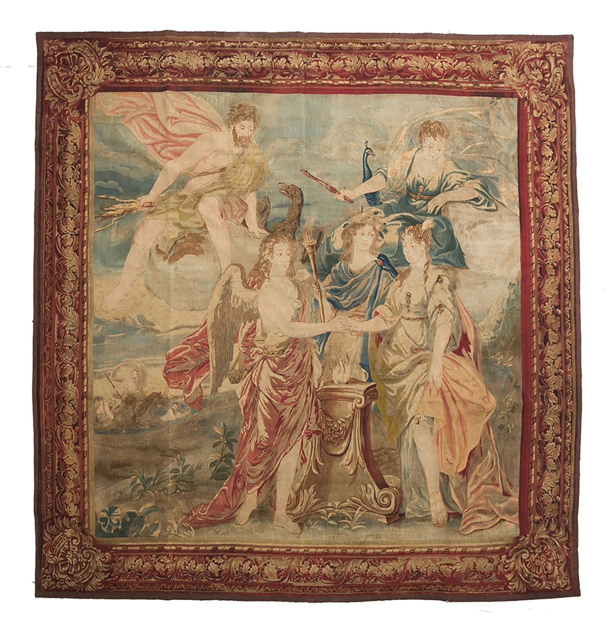FLAMISH SCHOOL (18th century) "Wedding of Eros and Psyche" 主持仪式的朱庇特手里拿着雷电和象征神力的老&hellip;