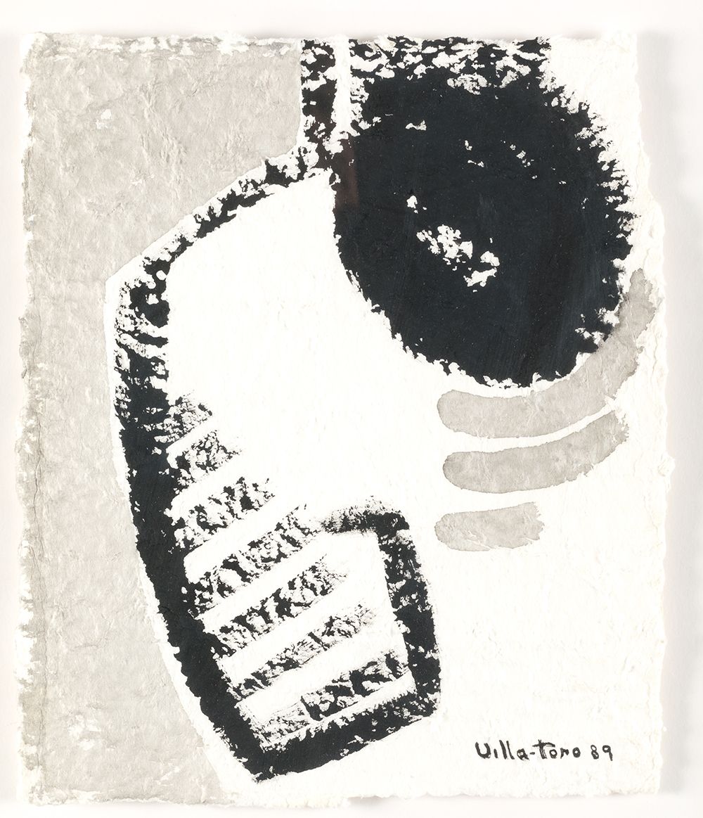 ANTONIO VILLA-TORO (1949 / .) "Untitled" 1988 右下角有签名和日期。29 x 25厘米。纸上水墨