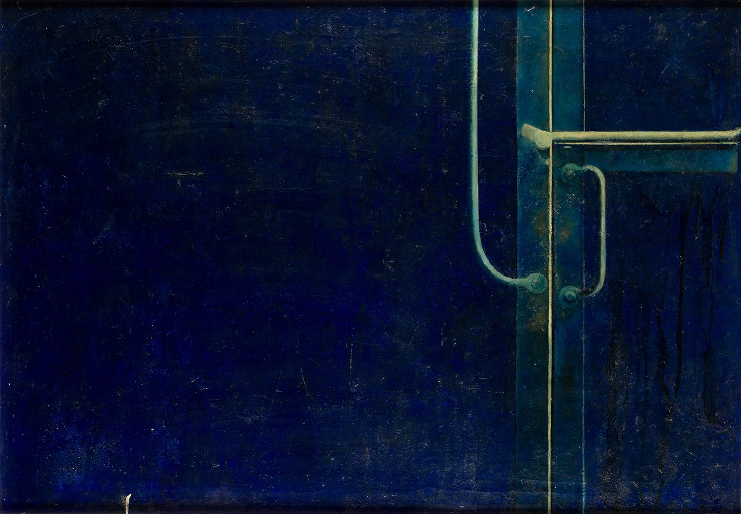 EDUARDO LÓPEZ ARIGITA (1947 / .) "Trains" 1975 Trois peintures à l'huile sur toi&hellip;