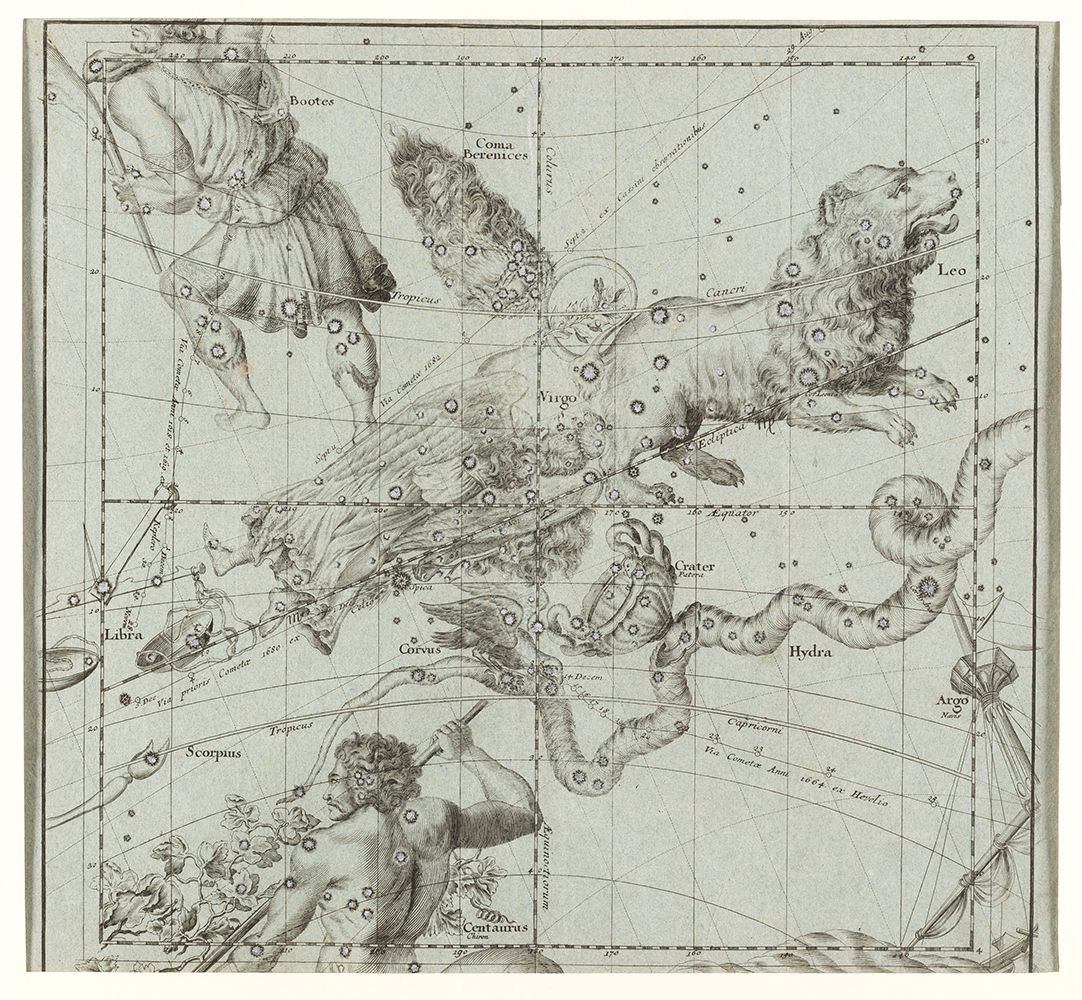 IGNACE GASTON PARDIES (1636 / 1673) "Constellations", 1690 Sternbilder, dargeste&hellip;