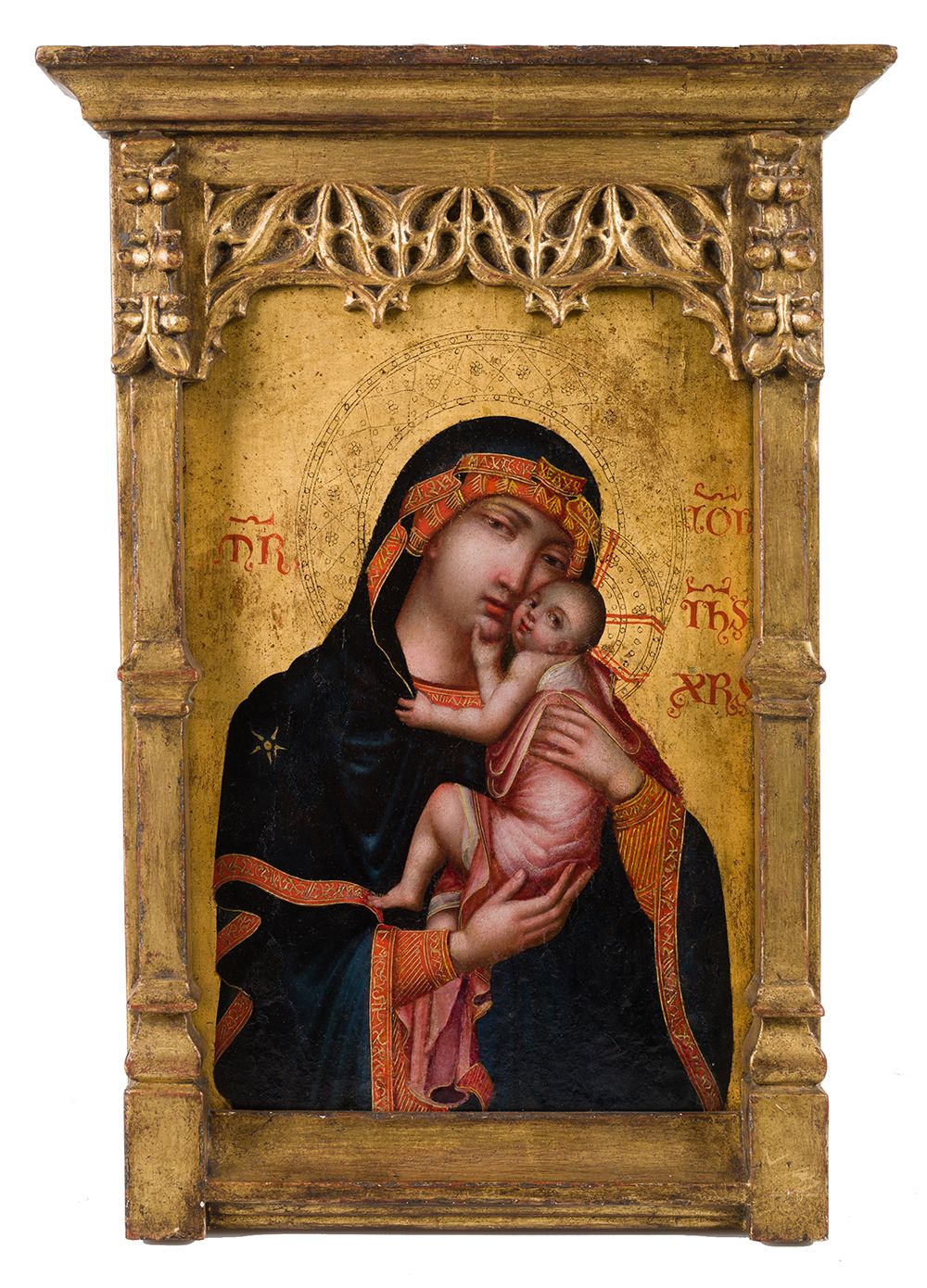 ANONYMOUS (15th century / ?) "Virgin of Tenderness" 被称为康布雷圣母的著名圣像的版本，14和15世纪，意大利&hellip;