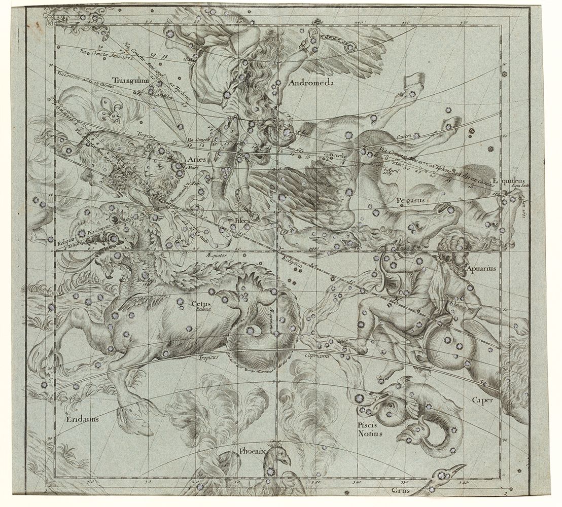 IGNACE GASTON PARDIES (1636 / 1673) "Constellations", 1690 Sternbilder, dargeste&hellip;