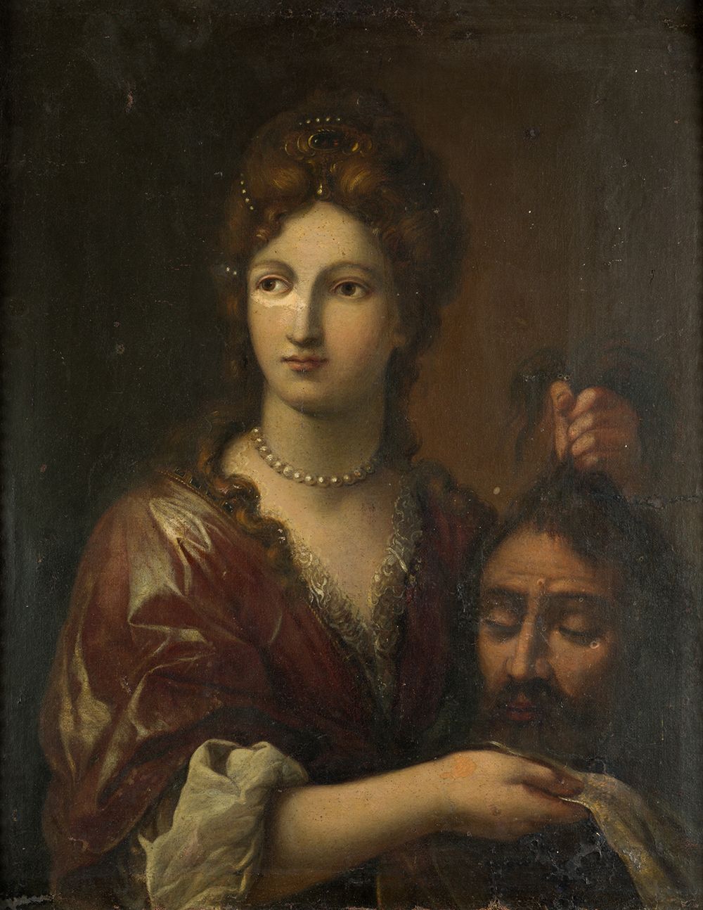 ITALIAN SCHOOL (17th century) "Judith with the head of Holofernes" . 82,5 x 65 c&hellip;