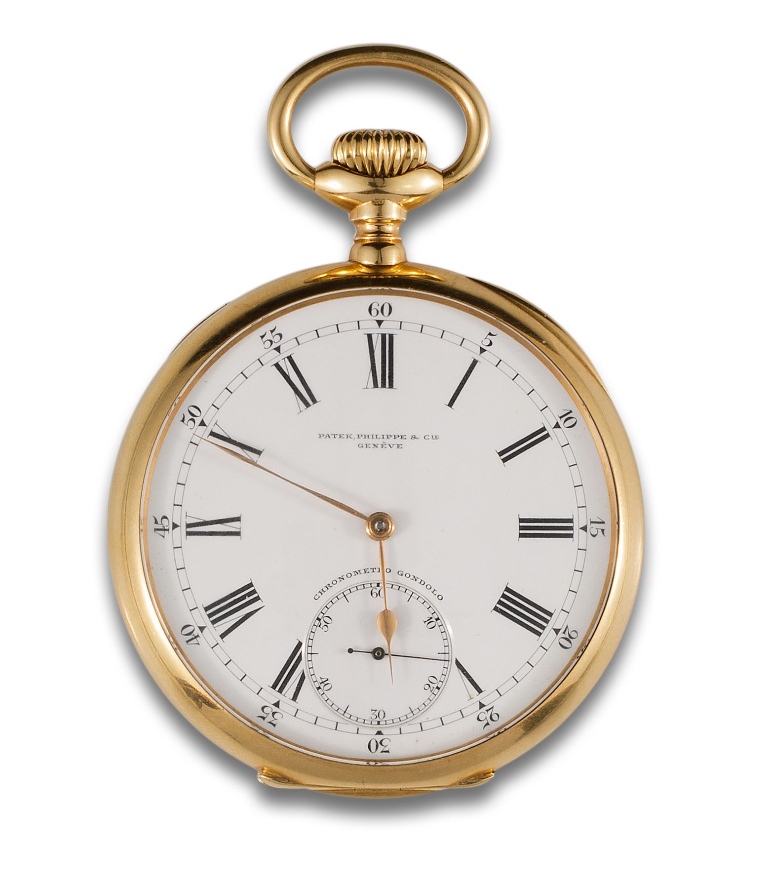 Lepine PATEK PHILIPPE CHRONOMETRO GONDOLO pocket watch. Remontoir movement. 18 k&hellip;