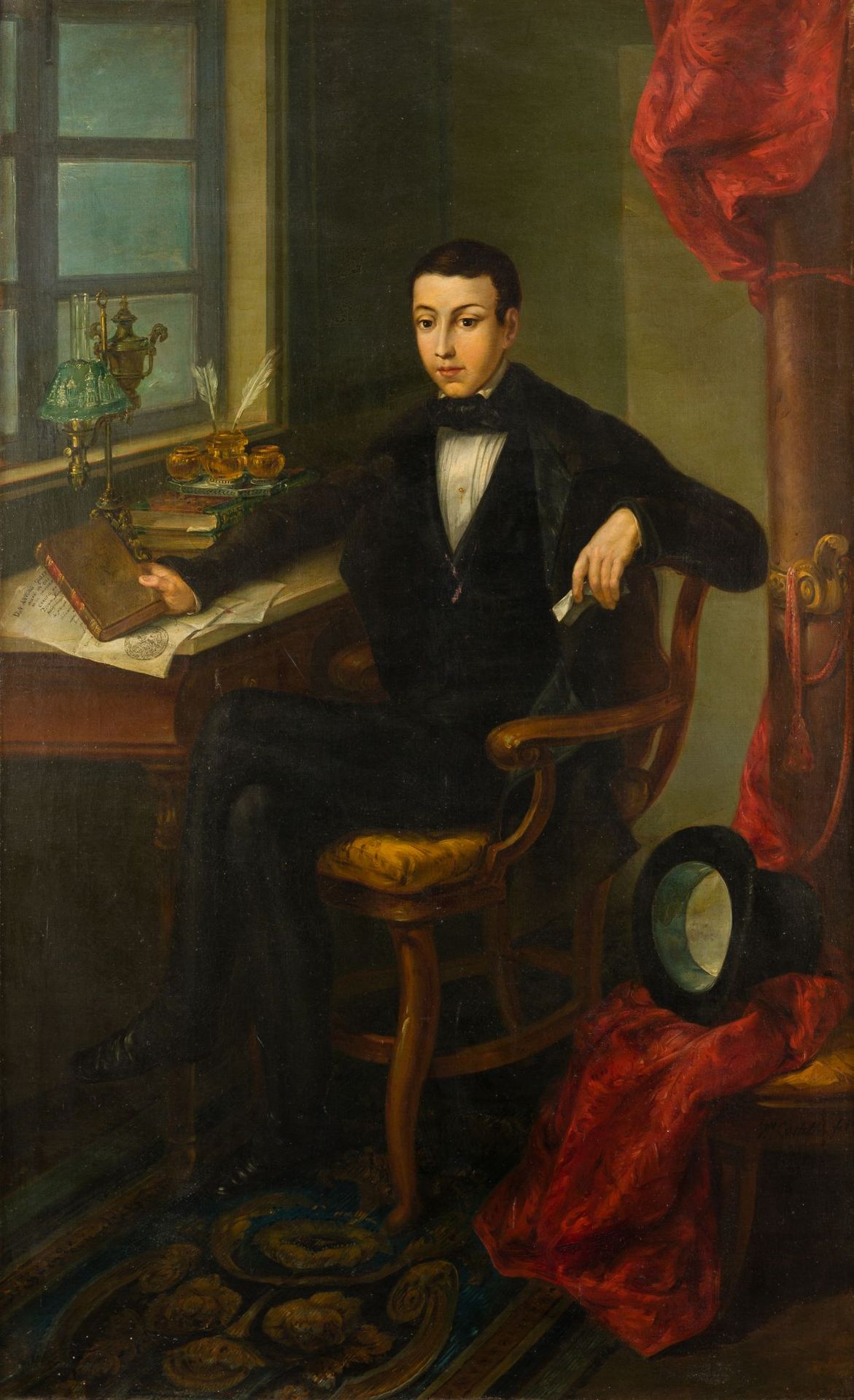VICENTE CASTELLO Y AMAT Valencia (1787 / 1860) "Portrait of Don Antonio Quiles, &hellip;