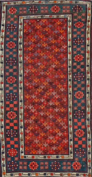 Null Talich (Caucasus). Late 19th century. Technical characteristics: Wool velve&hellip;