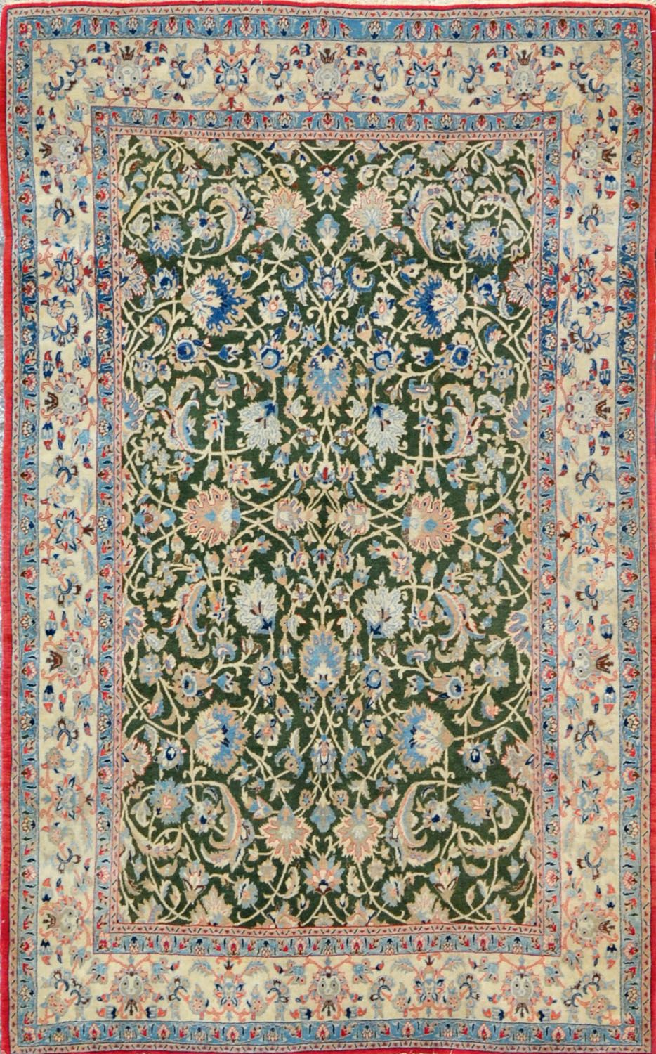 Null 细矮人（伊朗）在哈比比亚矮人传统。1970年左右。技术特点：丝质羊羔绒的天鹅绒，在棉质基础上由丝绸包围的花朵。显著的精细度。密度：每平方米约9000节&hellip;