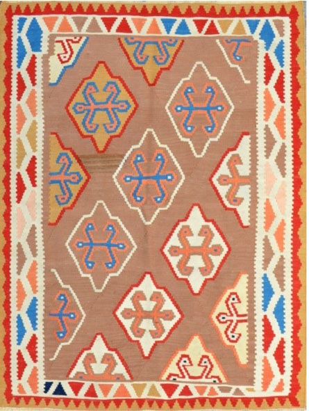 Null 原始和精细的Kilim Quasgai

伊朗

约1980年

尺寸。 145 x 107 cm

技术特点

挂毯技术

双面针法

在棉花基础上&hellip;