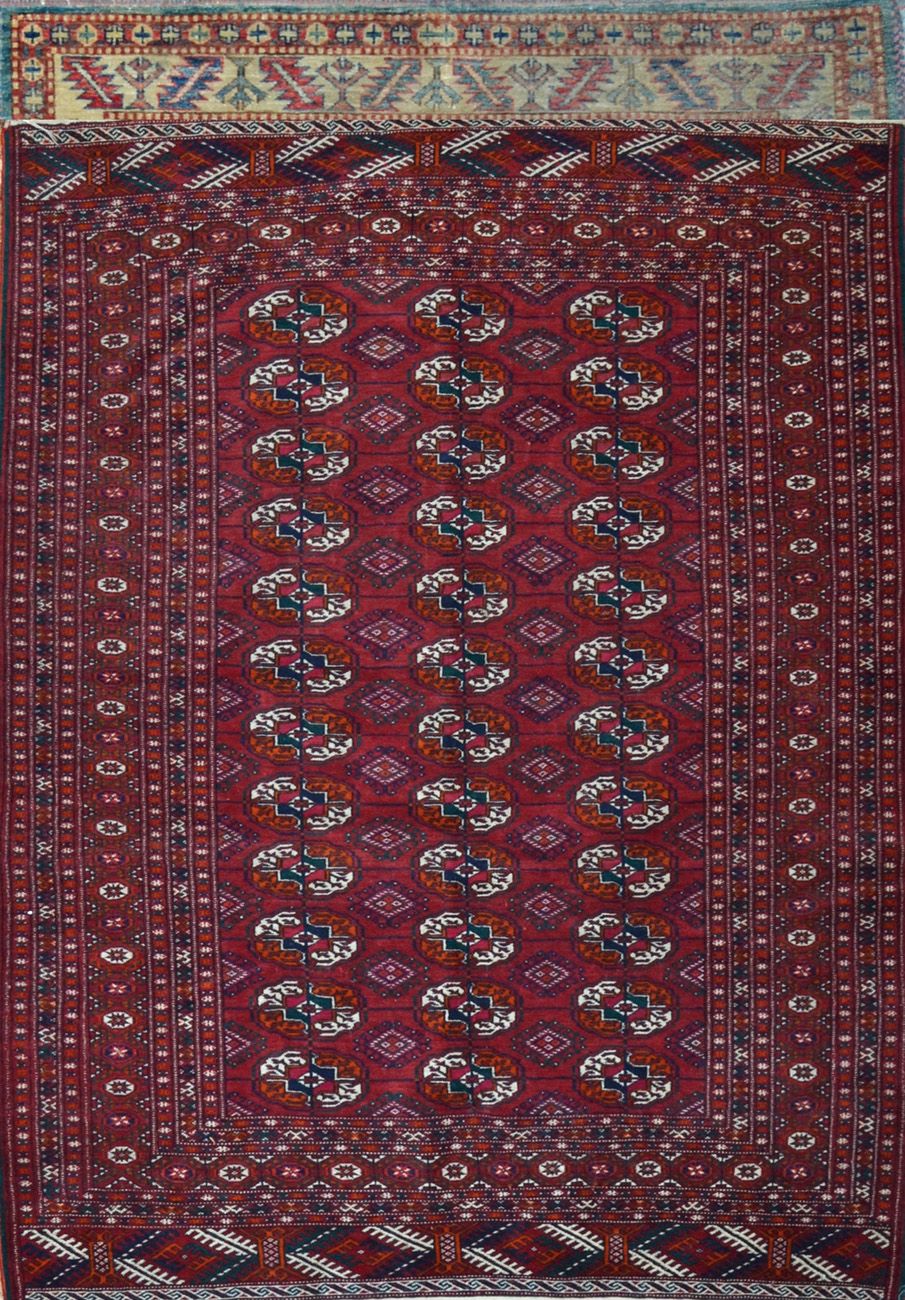 Null Boukhara 

Turkmèn 

Milieu XX 

Dimensions 190 x 140 cm

Velours en laine &hellip;