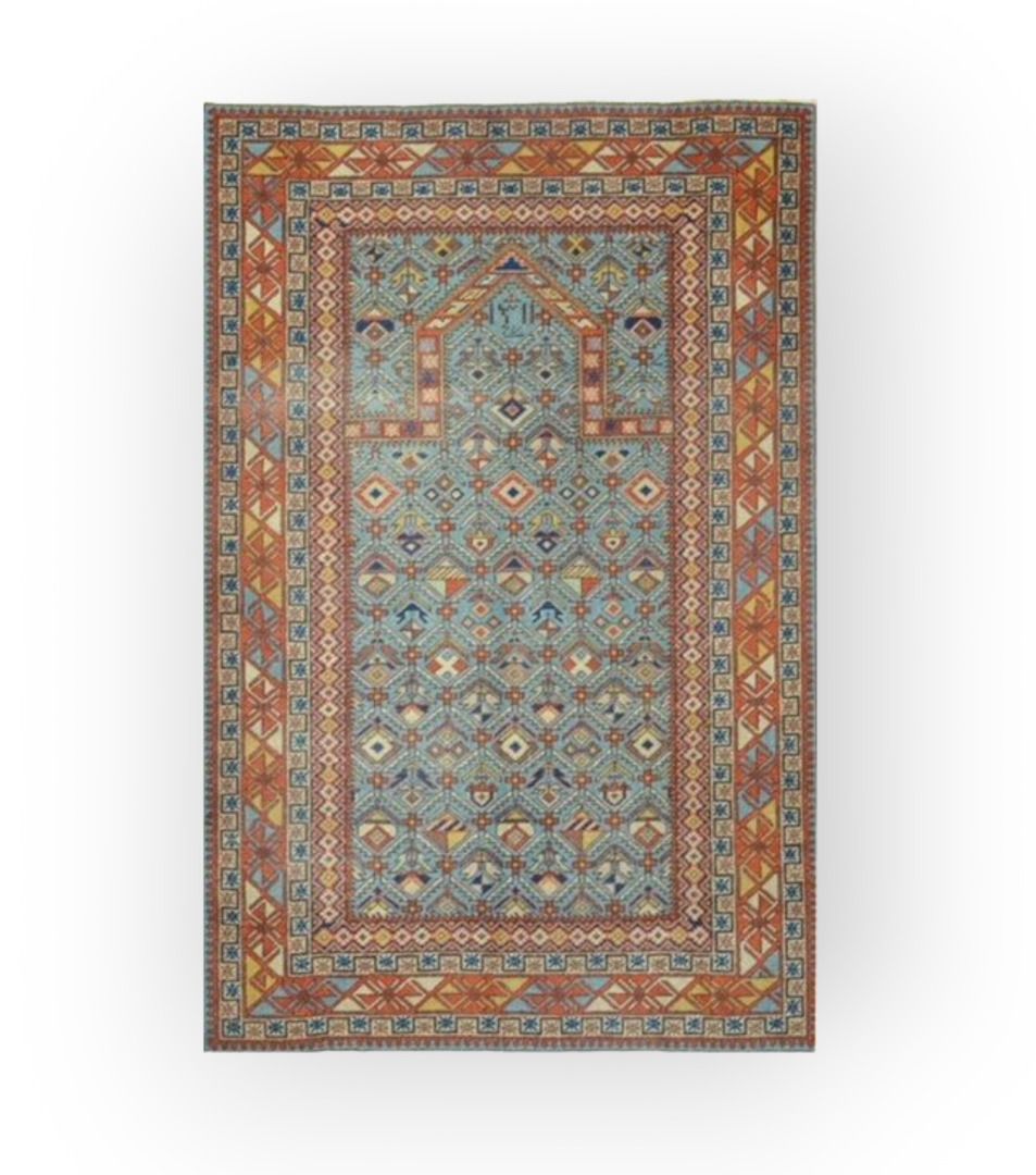 TAPIS - Tapis de prière Transylvanien Transsilvanischer Gebetsteppich 
Wollsamt &hellip;