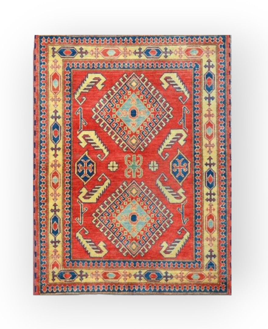 TAPIS - Kazak, Sud caucasien Kazak, South Caucasian 
Wool velvet on wool foundat&hellip;