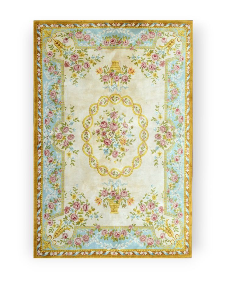 TAPIS - Important tapis au point de la savonnerie 肥皂厂点的重要地毯 
(C.N.A.: 法国国家艺术家印度公&hellip;