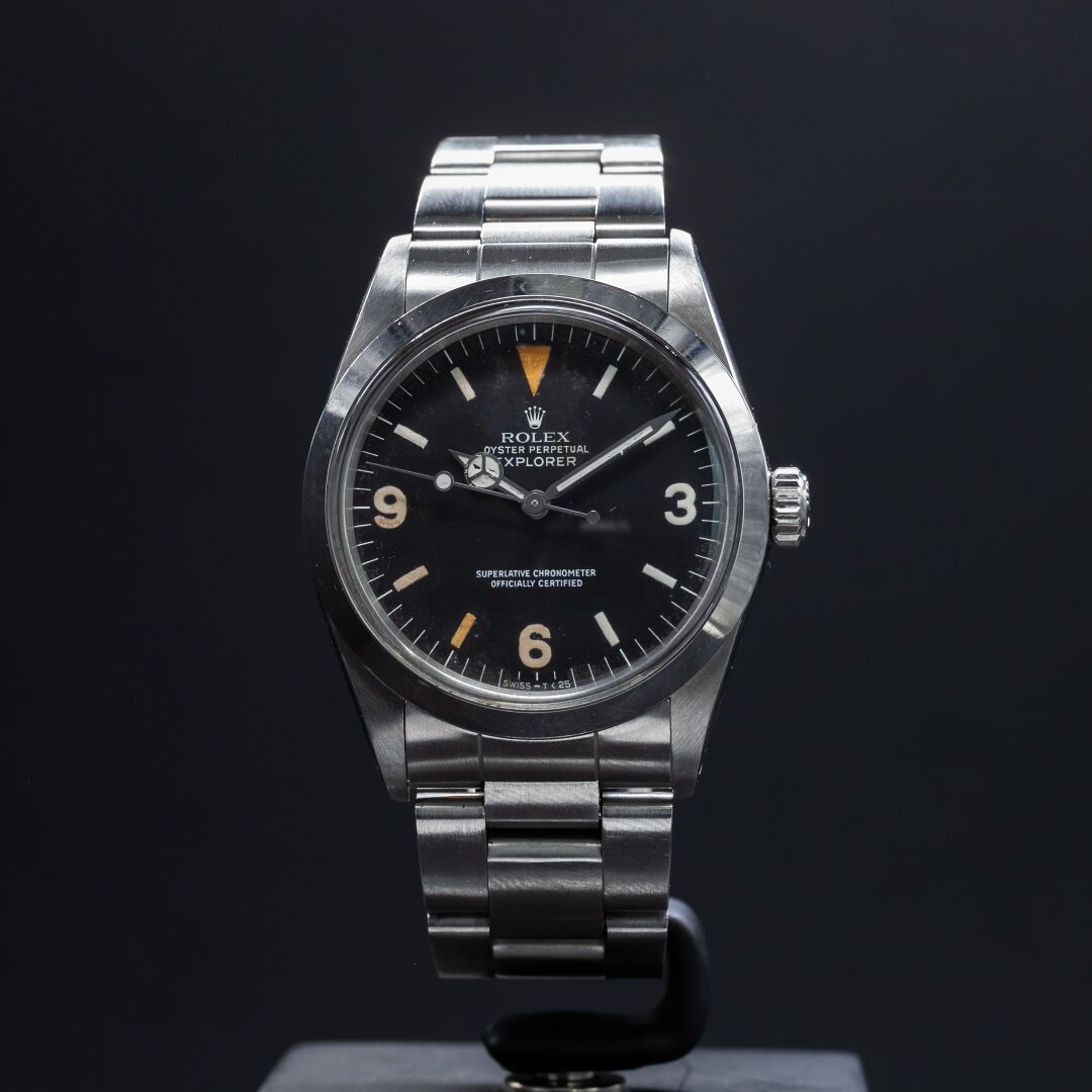Rolex Explorer Steel Rolex Explorer wristwatch, Oyster case (36mm), smooth bezel&hellip;
