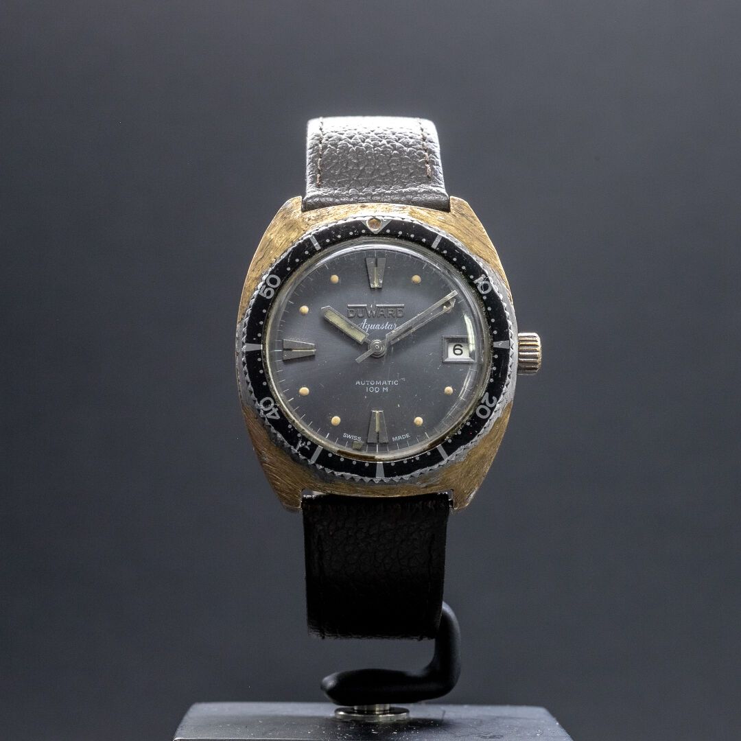 Duward Aquastar Reloj de pulsera Duward Aquastar de acero, caja estanca (35 mm),&hellip;