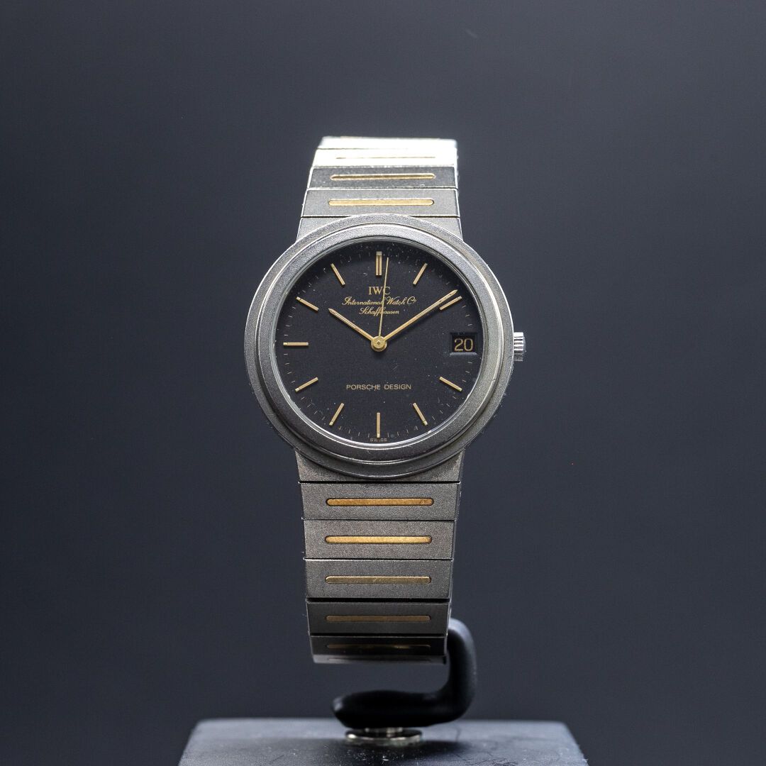 IWC Porsche Design IWC Porsche Design wristwatch in titanium and gold, case (33m&hellip;