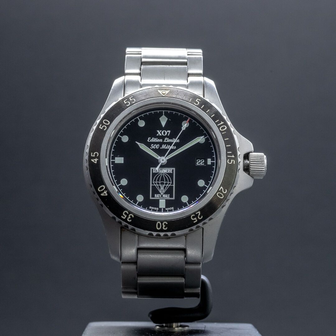 X07 Gendarmerie Nationale Edition Limité Reloj de pulsera X07 Gendarmerie Nation&hellip;