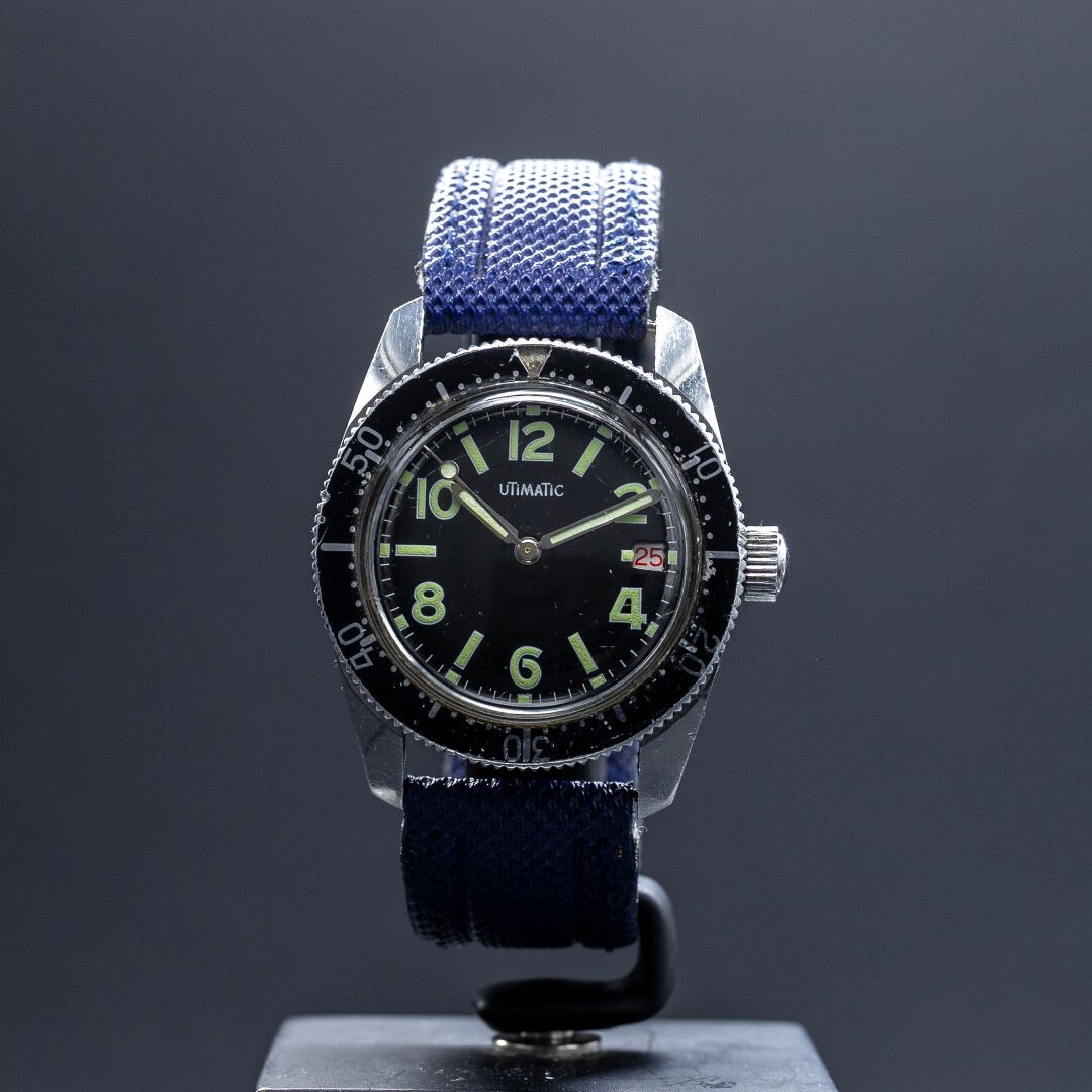Utimatic Utimatic Armbanduhr aus Stahl, wasserdichtes Gehäuse (37mm), Skalenlüne&hellip;