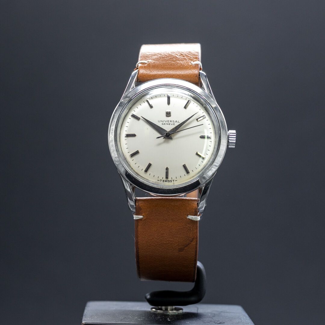 Universal Genève Universal Genève steel wristwatch, water-resistant case (34mm),&hellip;