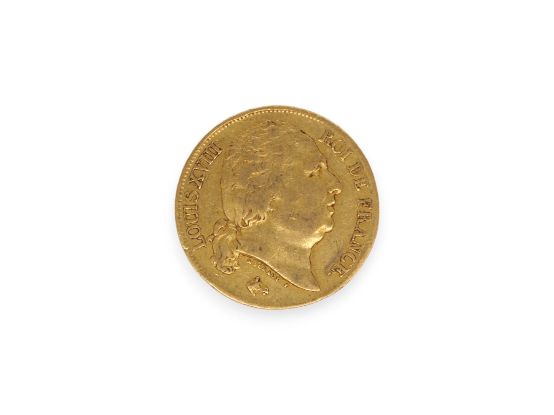 PIECE de 20 francs or. PIECE de 20 francs or Louis XVIII tête nue, 1816. Prägean&hellip;