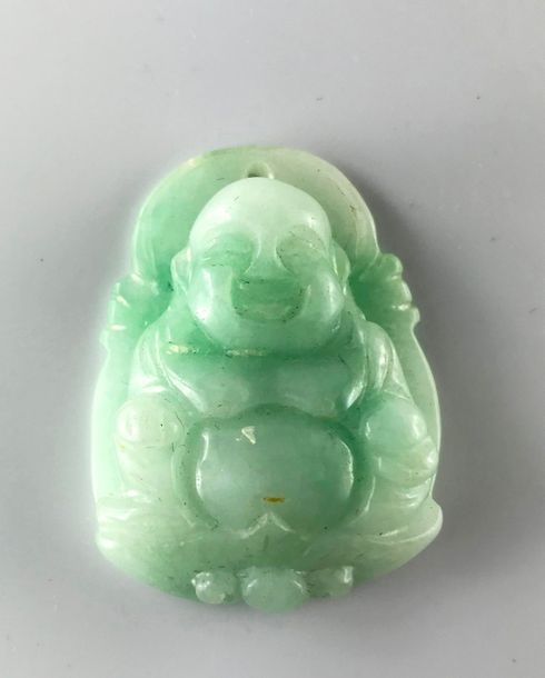 Null Pendentif Bouddha en jade