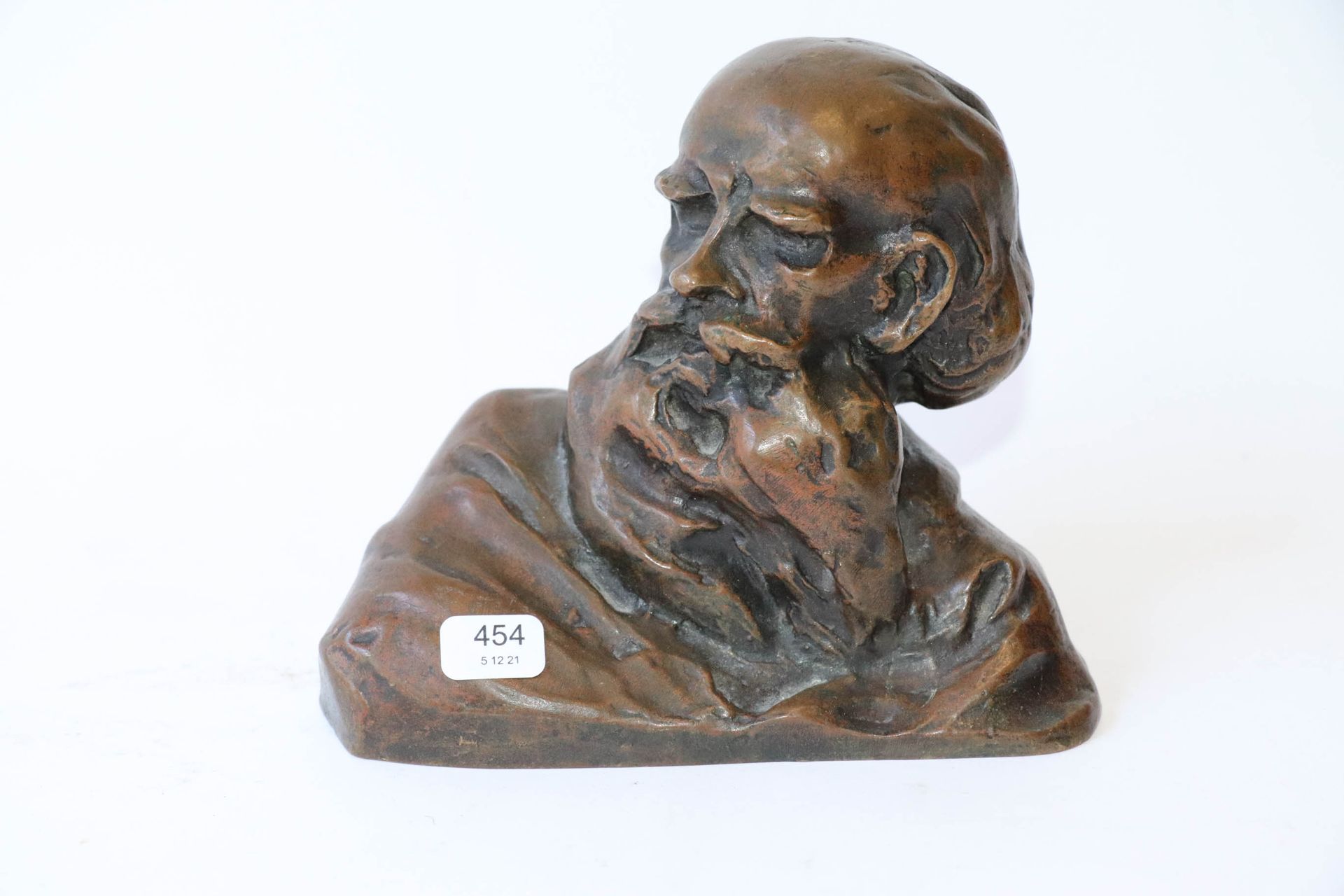 CAILLOUËT E. Presumed bust of Leo Tolstoy (1828/1910) in… | Drouot.com