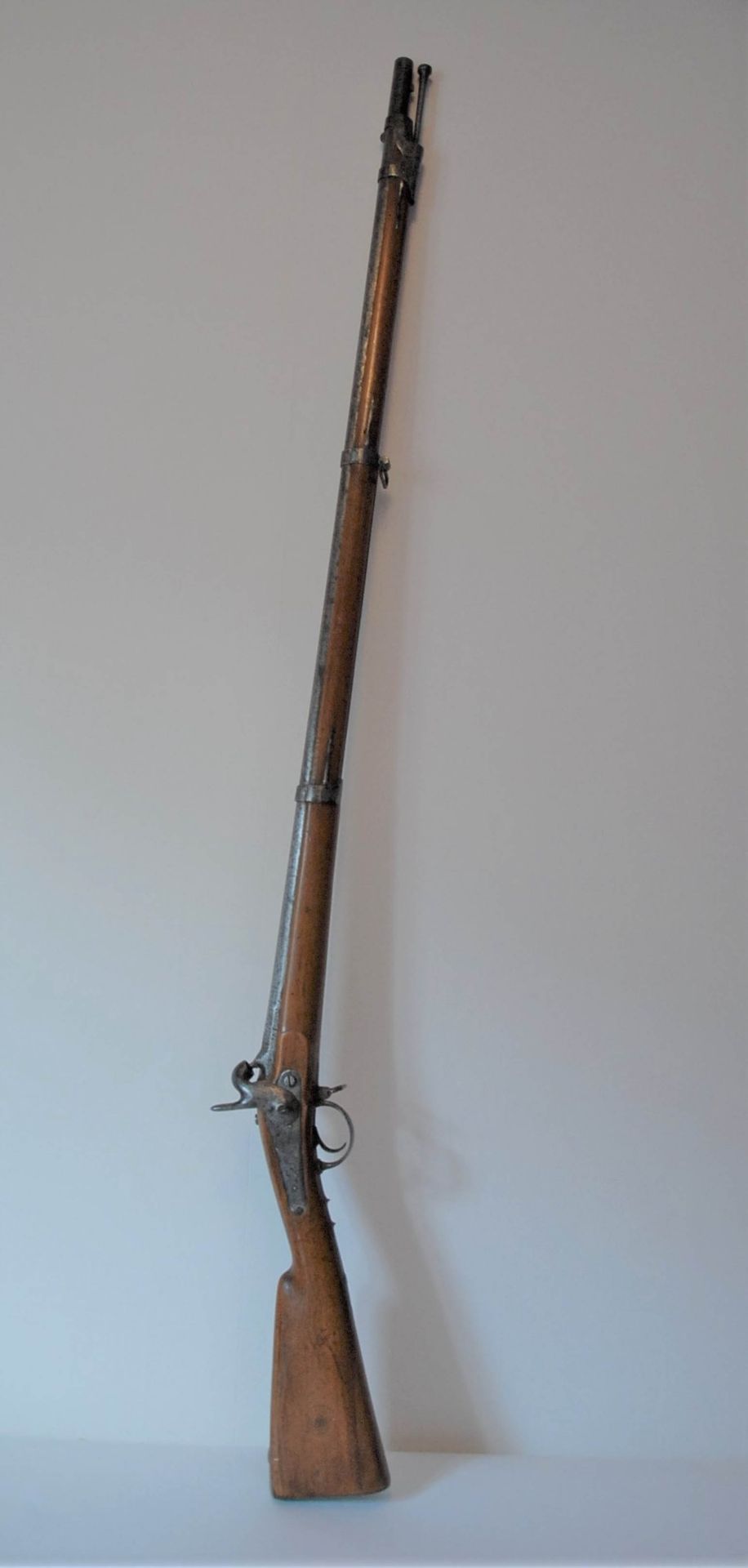 Null Infanteriegewehr mit Perkussion, Modell 1840. Hinteres Schloss signiert "Ma&hellip;