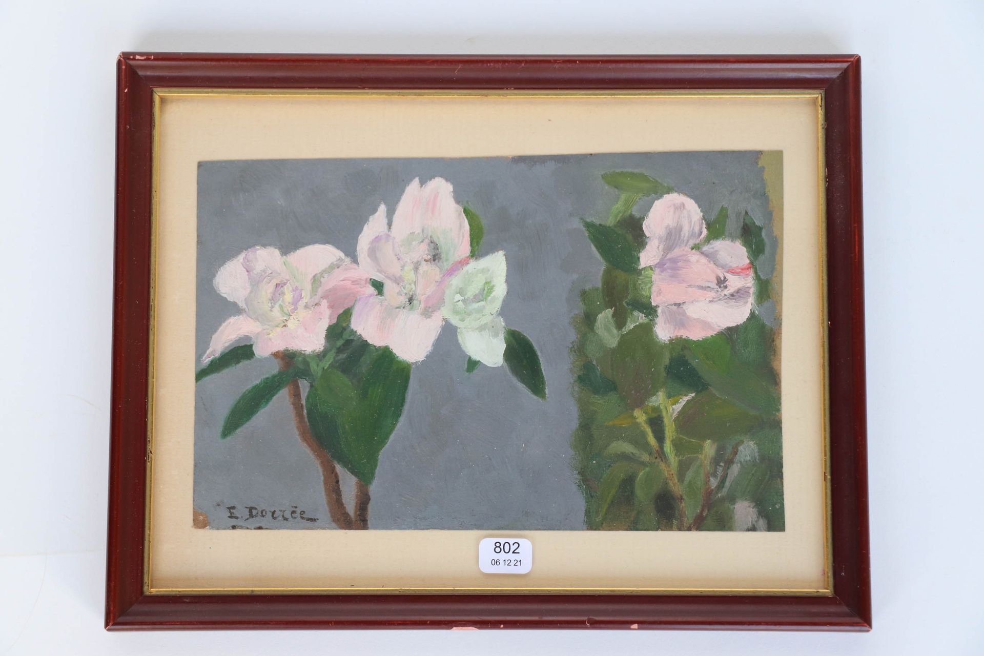 Null DORREE Emile (1883/1959). "Apfelbaumblüten". Öl auf Papier unten links sign&hellip;