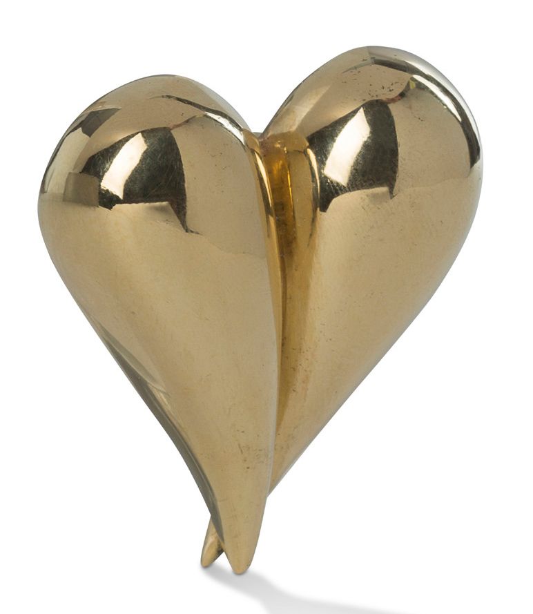 DOROTHEA TANING (1895-1965) 
Coeur, 1970

Or jaune, 18 carats (750), poids : 25 &hellip;