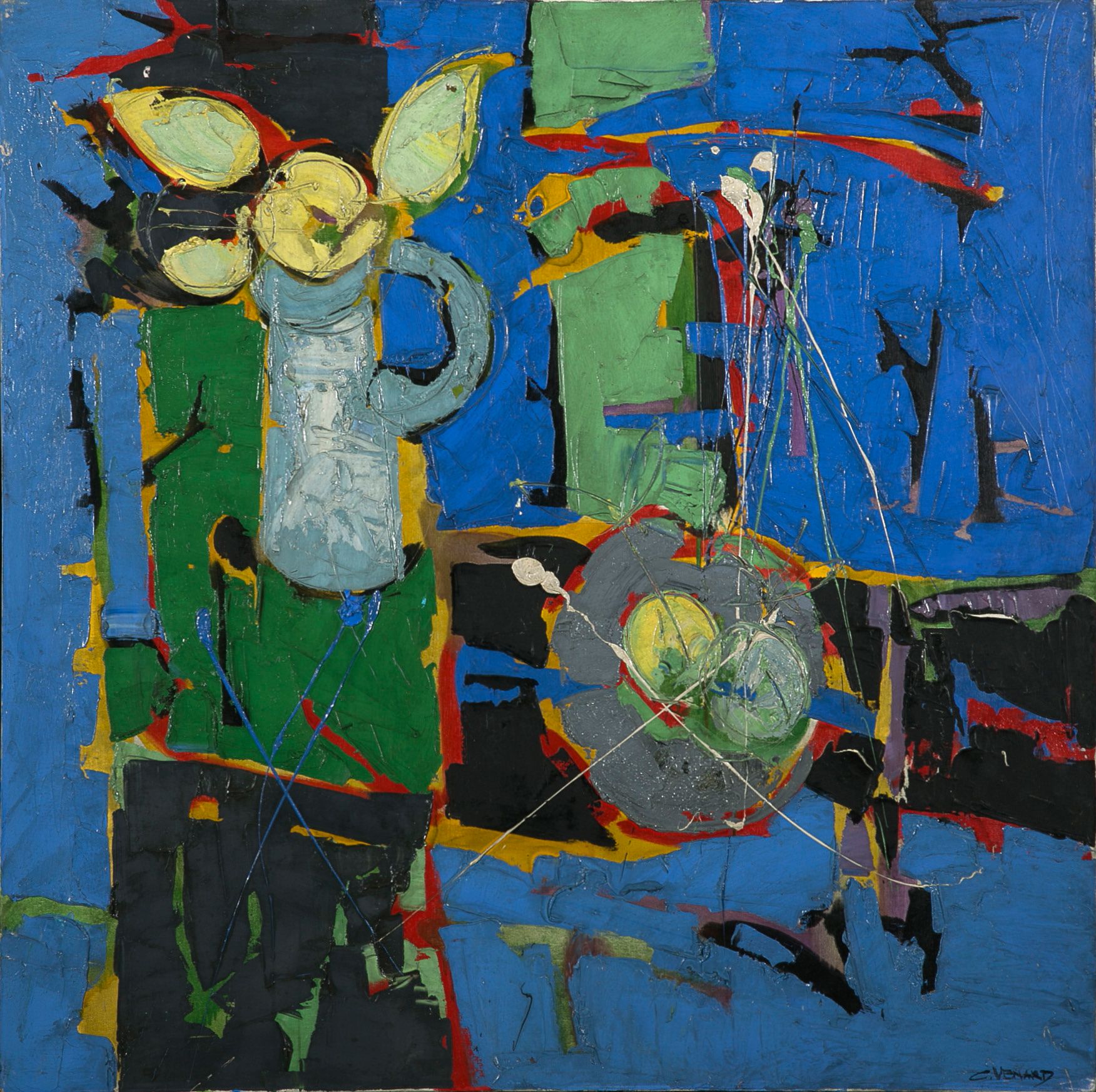 Claude VENARD (1913-1999) 
Assiette de fruits

Oil on canvas, signed lower right&hellip;