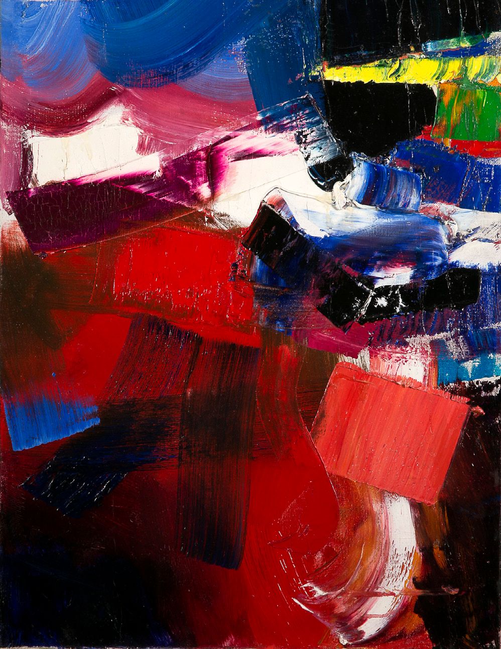 JEAN MIOTTE (1926-2016) 
Sans titre, 1955 - 1960

Oil on canvas, signed lower le&hellip;