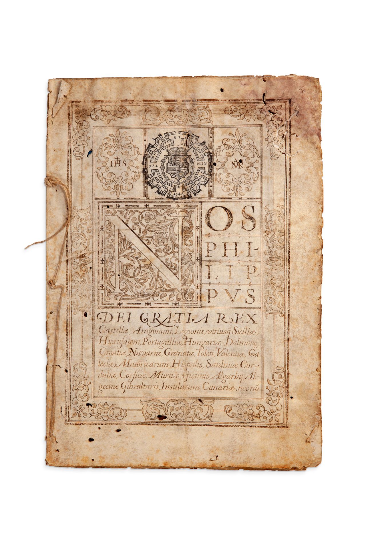 Null [SPAIN]. [VALENCIA]. [AYORA]
Grant of arms in favour of Jaime Orti of the c&hellip;