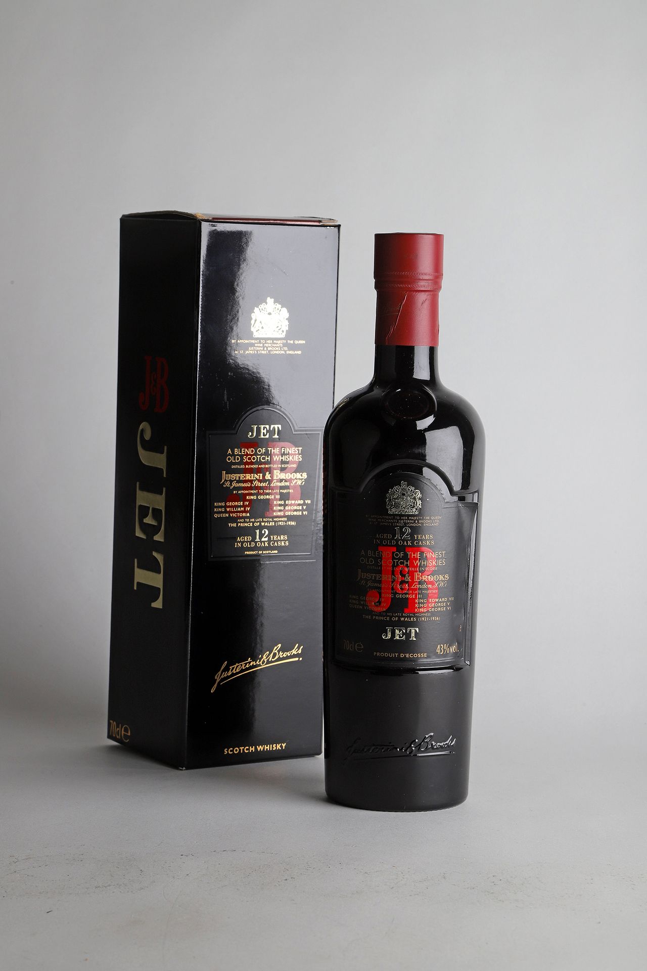 Null 1 B WHISKY JET IN OLD OAK CASK 12 YEARS OLD 70 cl 43% (original case) (impo&hellip;