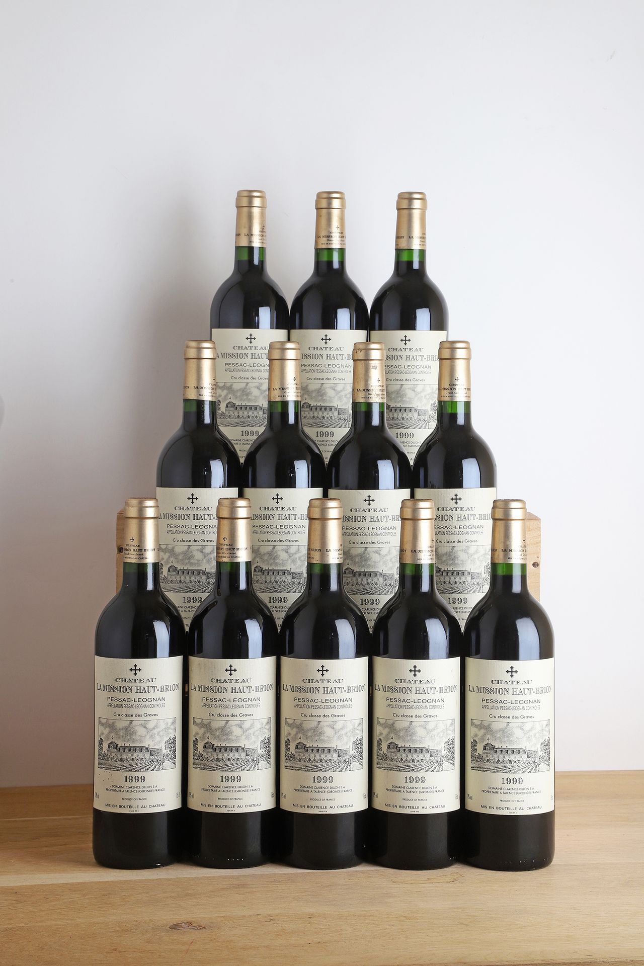 Null 12 B CHÂTEAU LA MISSION HAUT-BRION (2个轻量级e.T.H.；1个e.T；1个e.L.A) - 1999 - CC &hellip;