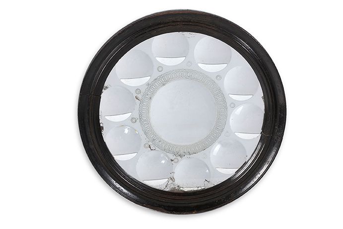Null 
+ Kreisförmiger Spiegel "SORCIÈRE" aus geätztem Glas in einem Rahmen aus s&hellip;