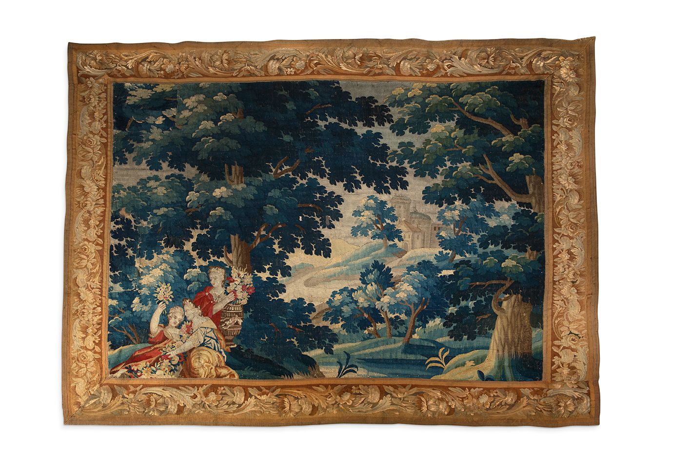 Audenarde (Flandres) 
Vertumne and Pomona
Woven in wool and silk The tapestry ha&hellip;