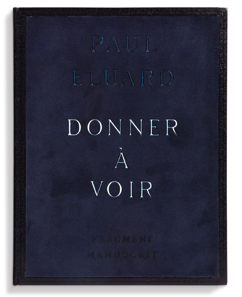 ELUARD Paul (1895-1952) Donner à voir und andere Gedichte.
Autographisches Manus&hellip;
