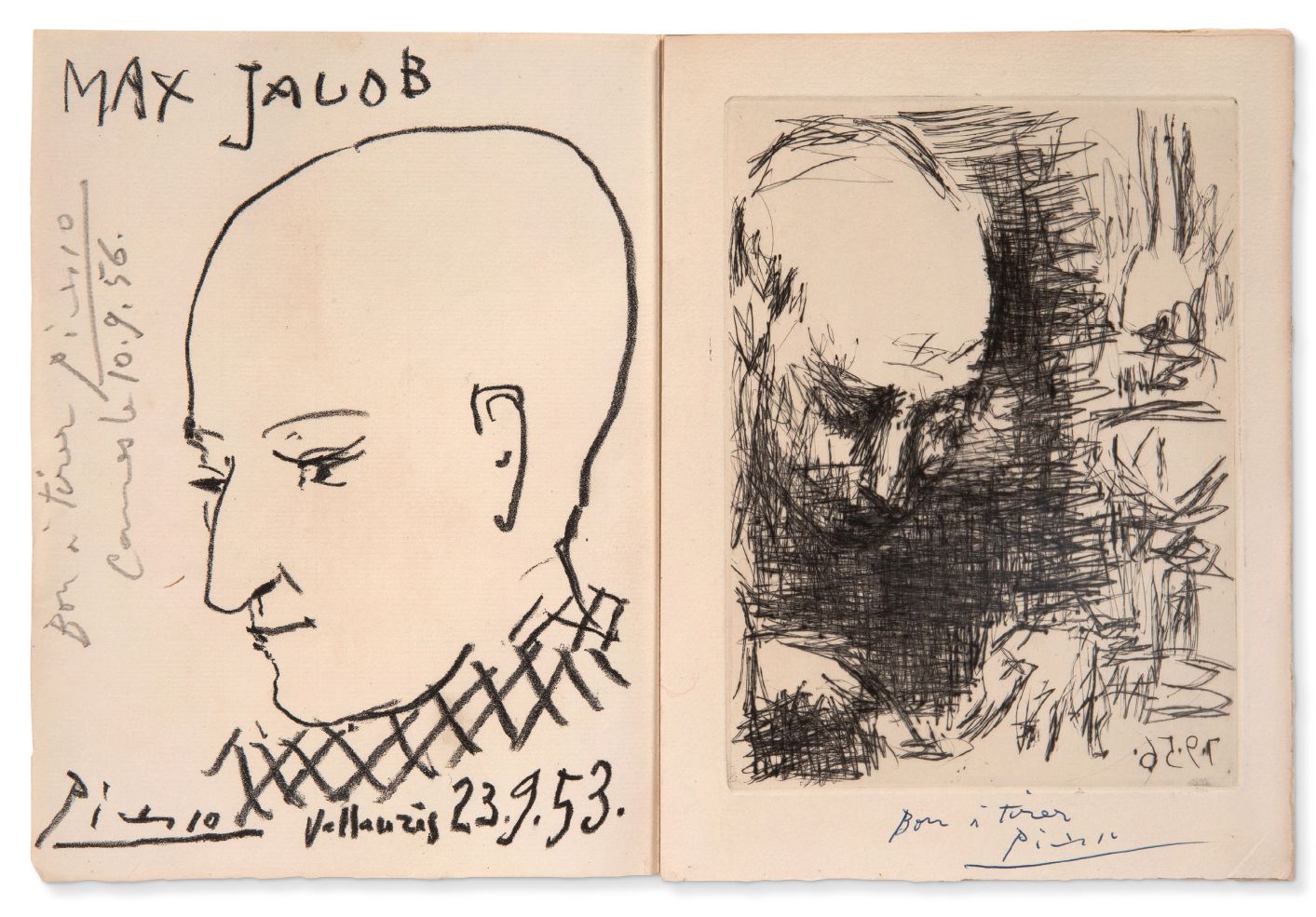 PICASSO PABLO (1881-1973) - JACOB MAX (1876-1944) Chronique des temps héroïques &hellip;