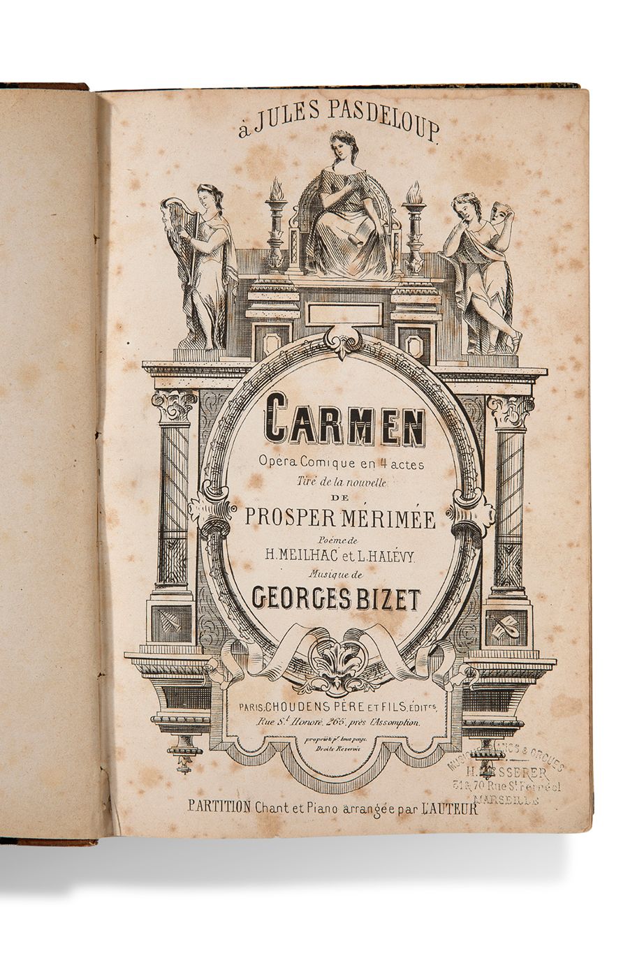 BIZET Georges (1838-1875) Carmen, comic opera in 4 acts, based on the novel by P&hellip;