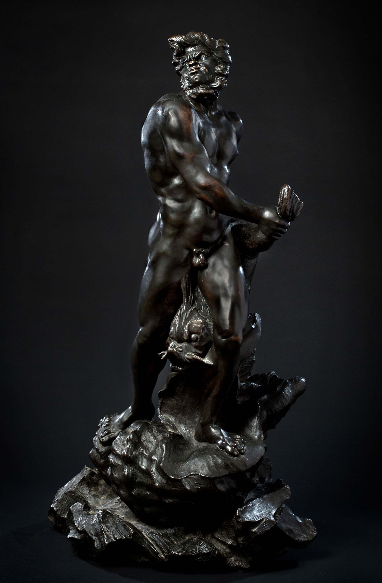 D'après Gian Lorenzo BERNINI, dit Le BERNIN (1598-1680) 
* 

Triton riding a dol&hellip;