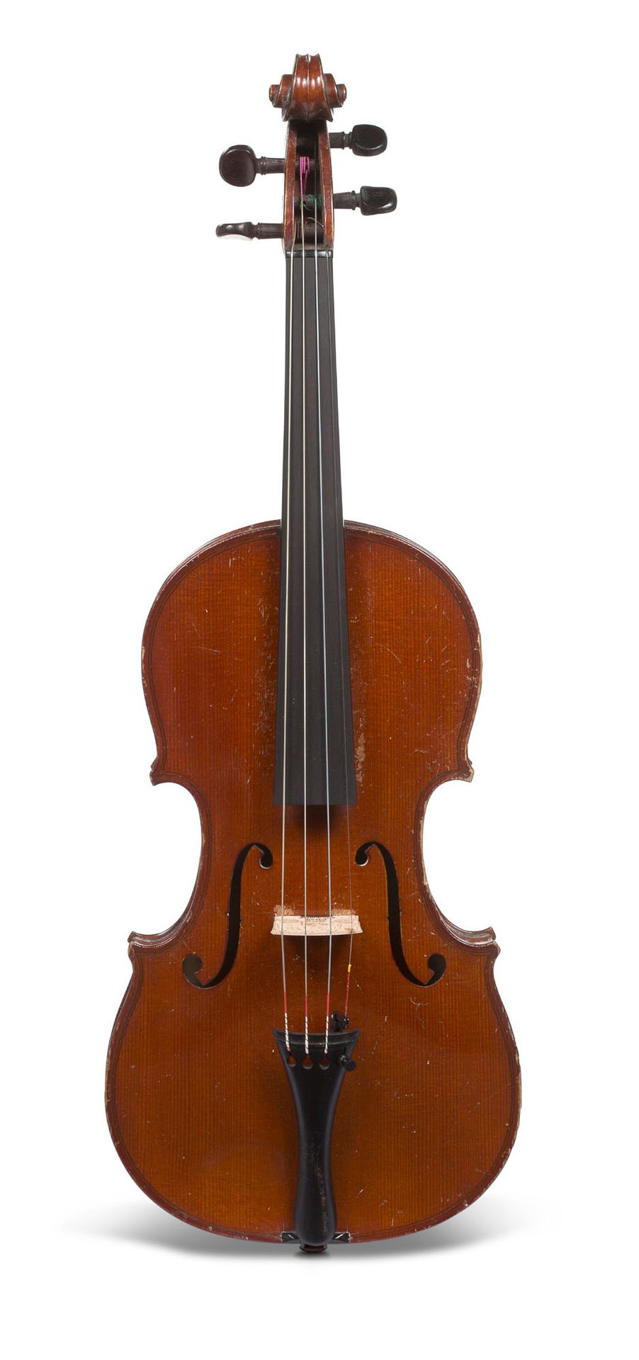 Null 20世纪初的法国小提琴，由Laberte Humbert frères制造，背面有铁质标记。
状况非常好。背面是359毫米。
带学习用弓和木箱。