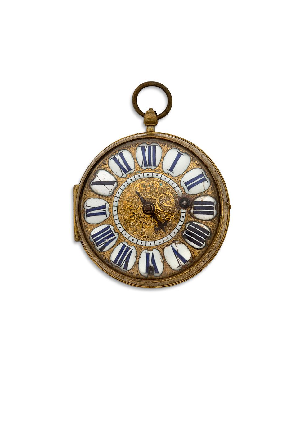 GAUDRON, Paris 
Reloj de cebolla de metal dorado con una aguja



Caja con bisag&hellip;