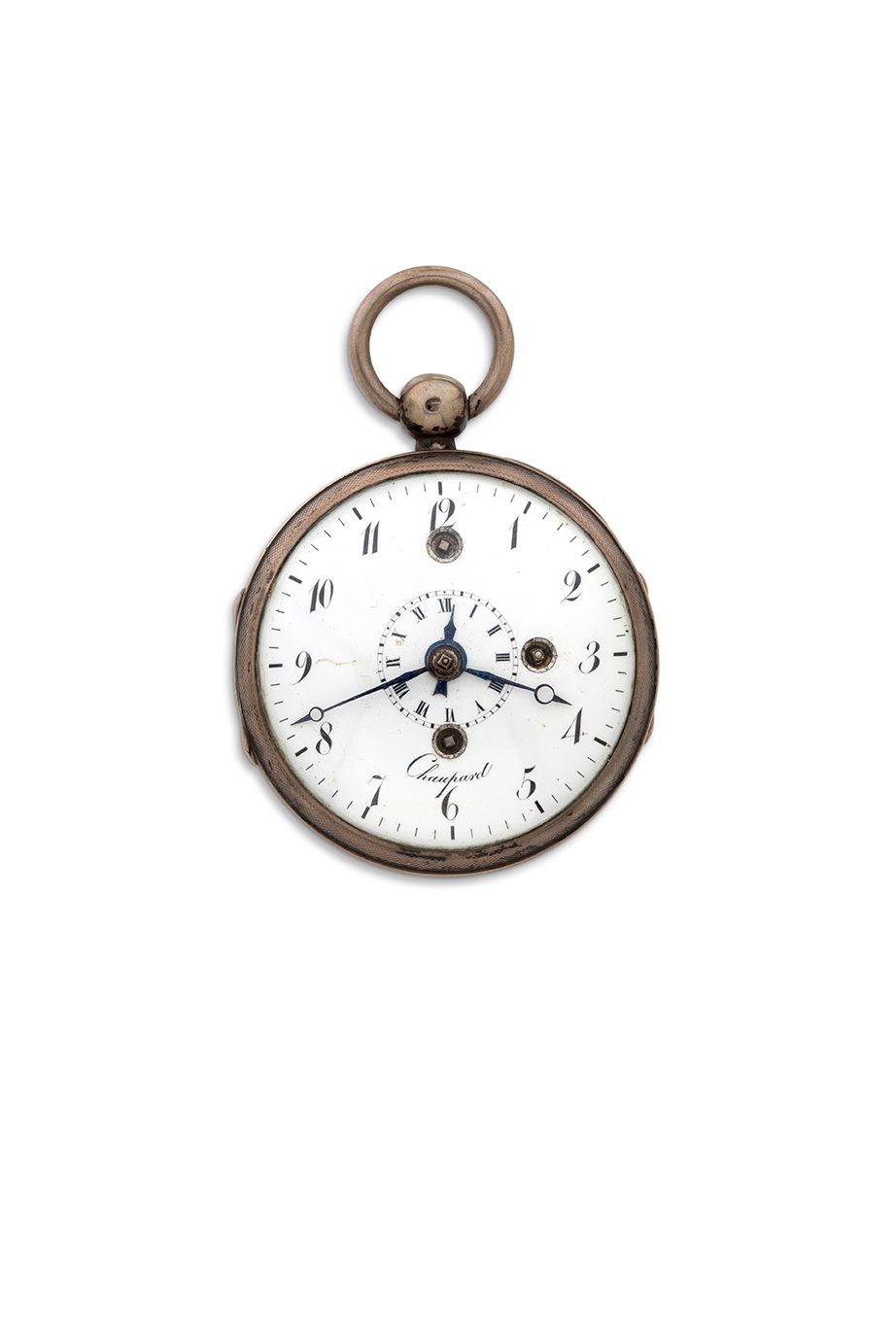 CHAUPARD, Paris Silberne Uhr mit Schlagwerk Weckfunktion
Gehäuse auf Doppelschar&hellip;
