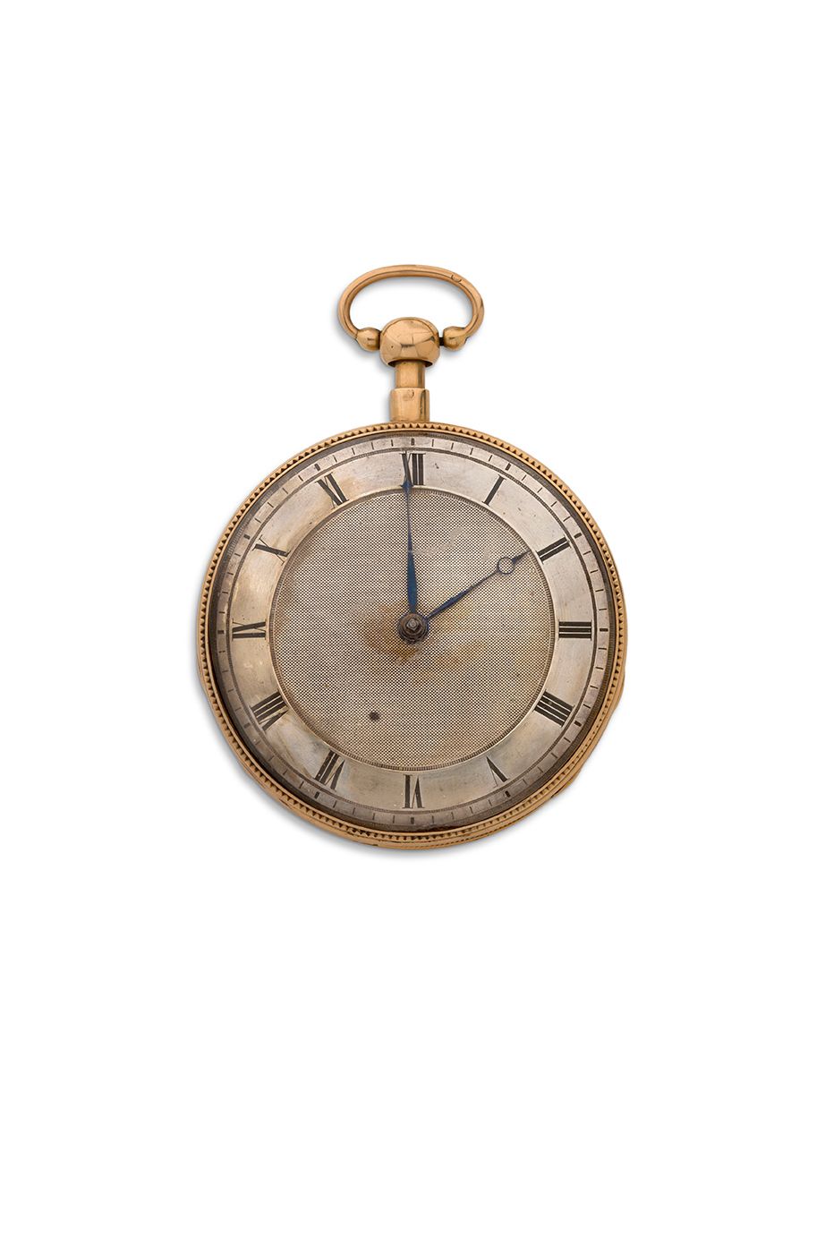 ANONYME 
Goldene Uhr mit Schlagwerk und Viertelstundenrepetition.



Scharnierge&hellip;