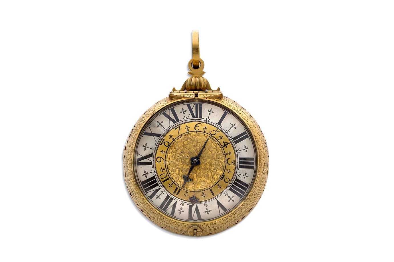 FRANCOIS NORRY, Gisors 
Reloj de carruaje de metal dorado de una mano con funció&hellip;