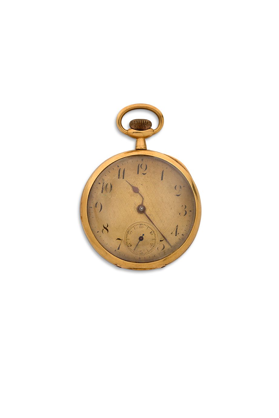 ANONYME 
Gold pocket watch with crown winding



Round case on hinge, fully smoo&hellip;