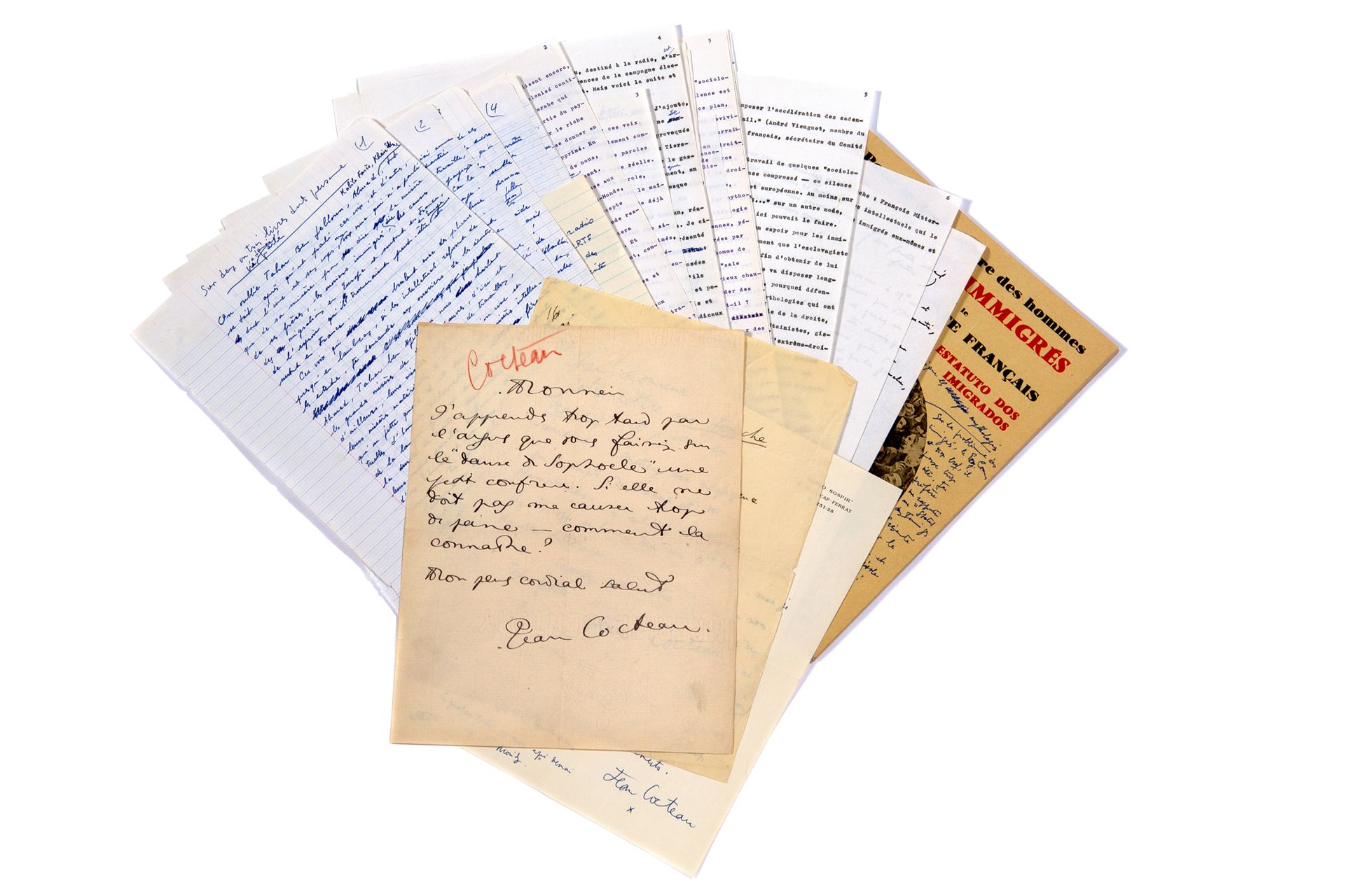 Null SET of 25 pieces

Jean COCTEAU (3 pieces), and Jean GENET (manuscripts and &hellip;