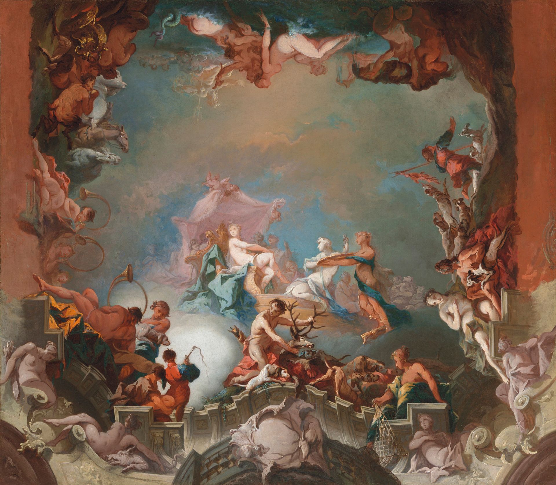 ERRATA // Jean-Baptiste Marie PIERRE Paris, 1714 - 1789
Le Triomphe de Diane, dé&hellip;