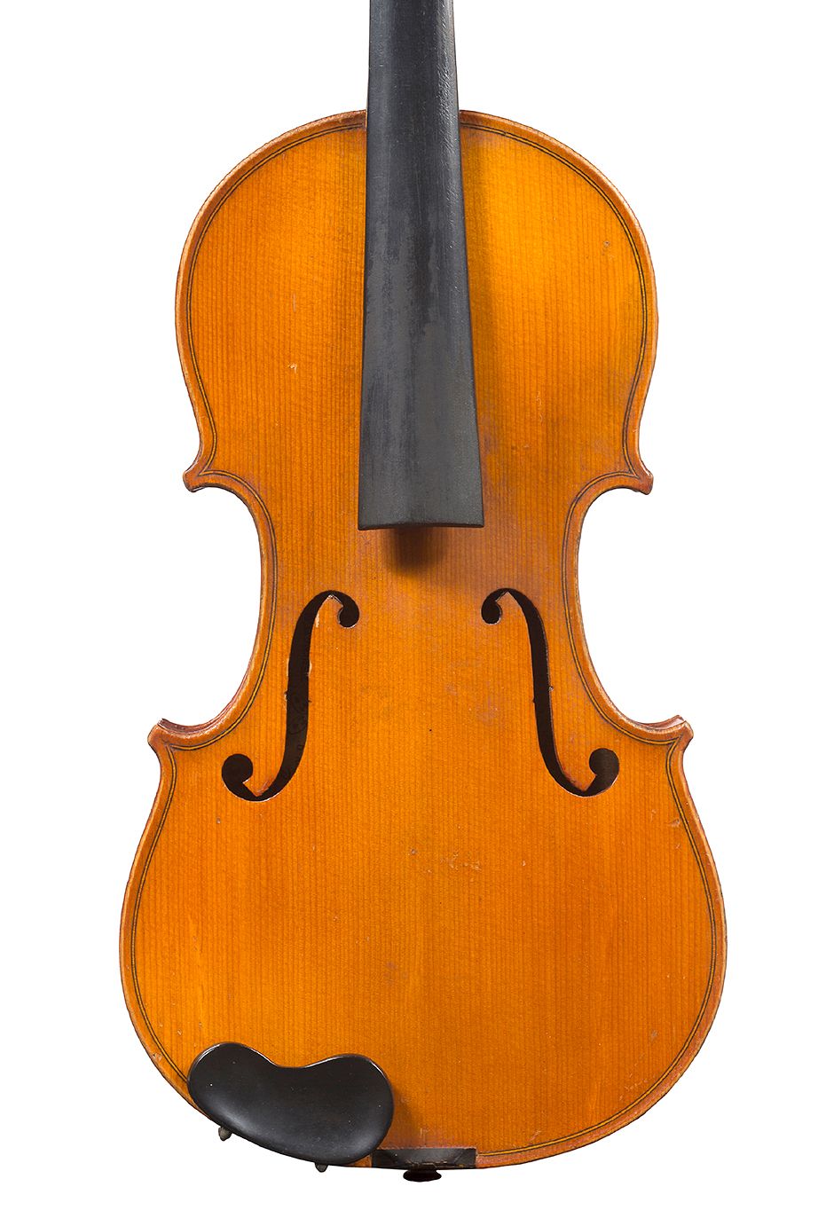 Null 米勒库尔制造的研究型小提琴
工业工厂，弗朗索瓦-布勒东 "安古兰公爵夫人"。
开放式的后背接合处
在CC的底部连接处有铁渍 
背面359毫米