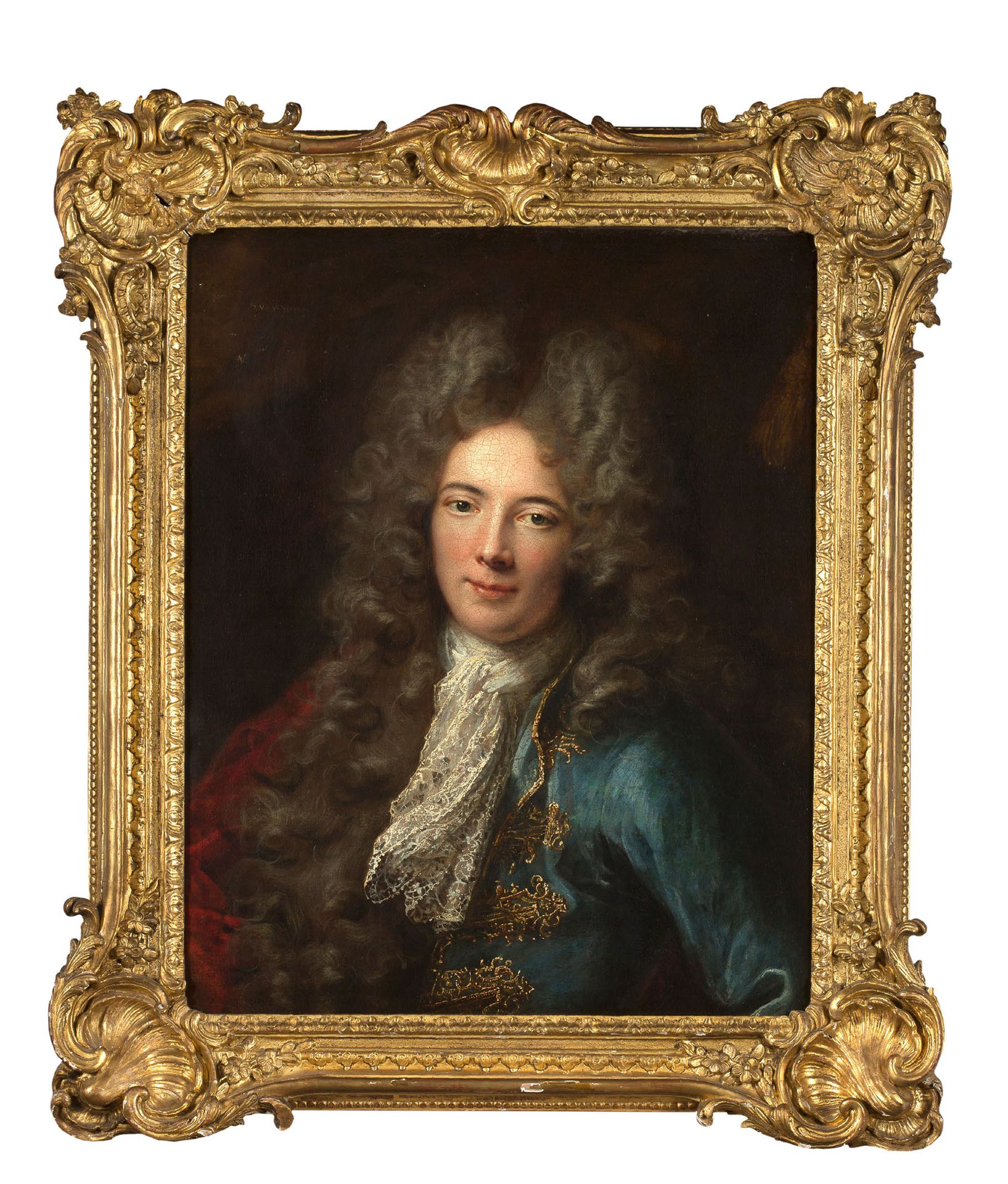 CHARLES-ANTOINE COYPEL — PARIS, 1694 - 1752 一个人的肖像
布面油画
66 x 54 cm

这幅肖像画显然属于十八世&hellip;